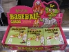 A box of Baseball Weird Oh's on Nathan Stubbs' table