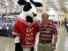 Chic-fil-A Cow Mascot with your author