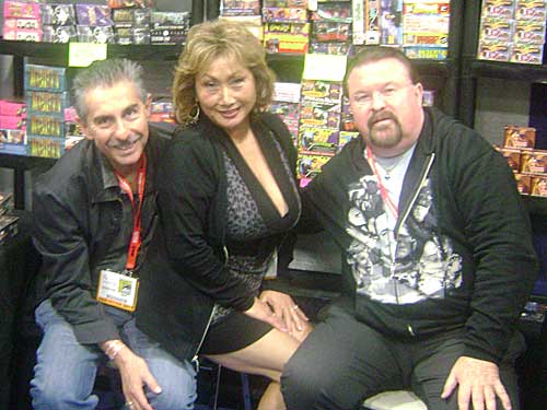 NonSport Depot's Julio and Jeanne and Breygent Marketing's Tom Breyer