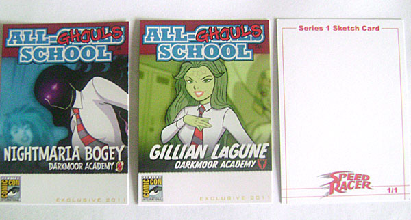 All-Ghoul School promotional trading cards