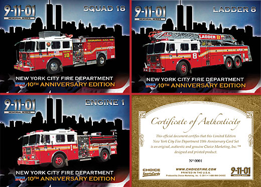 9-11 10th Anniversary Cards