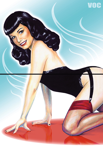 Bettie Page Box 2 promo set by Veronica O'Connell Bettie Page Box 2 promo set by Veronica O'Connell