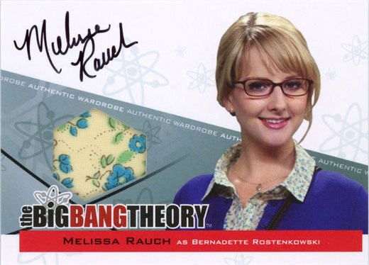 Melissa Rauch Autographed Memorabilia Card from The Big Bang Theory Seasons 3 & 4 Melissa Rauch Autographed Memorabilia Card from The Big Bang Theory Seasons 3 & 4