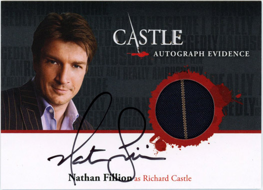 Castle Autographed Memorabilia Card