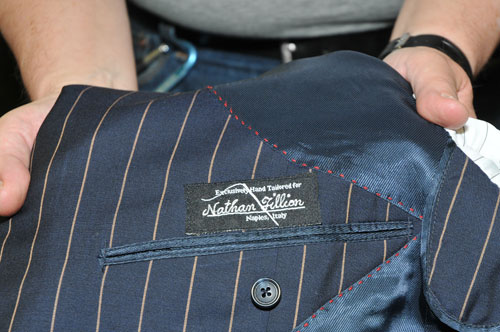 Inside the coat was this unique label