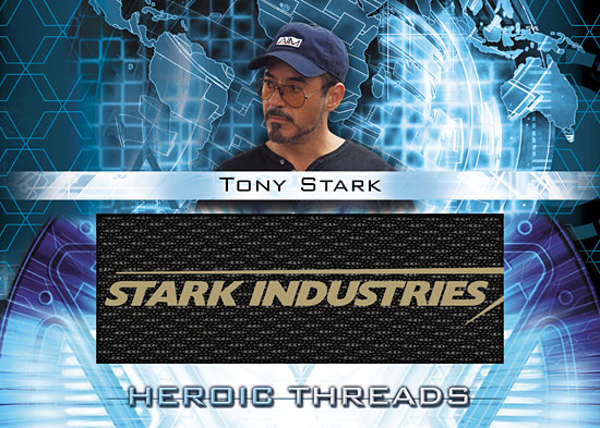 Upper Deck 3 Heroic Threads Stark Industries version
