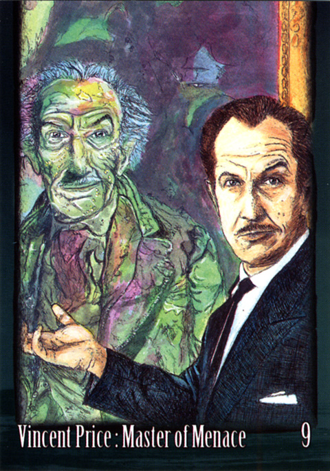 The Art of Robert Aragon Vincent Price Master of Menace card